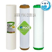 Набор картриджей H2O для удаление железа и органики