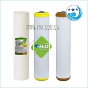 Набор картриджей H2O  для удаление жесткости и железа